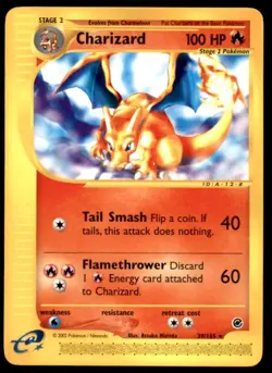 2002 Pokemon Charizard Expeditions Stage 2 #39/165 Non-Holo NRMT - Image 1