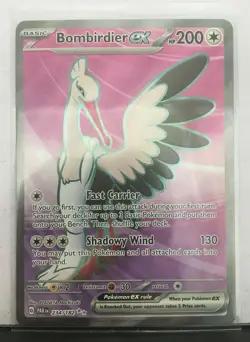 Bombirdier ex 234/182 Full Art Near Mint Condition Pokemon TCG Read Description! - Image 1