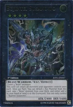 *** BUJINTEI SUSANOWO *** 1ST EDITION ULTIMATE RARE JOTL-EN057 (NM) YUGIOH! - Image 1