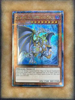 Yugioh Dragon of Pride and Soul INFO-EN000 Quarter Century Rare 1st Ed VLP - Image 1