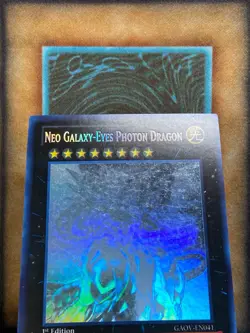 Yugioh Neo Galaxy-Eyes Photon Dragon GAOV-EN041 Ghost Rare 1st Ed VLP - Image 3