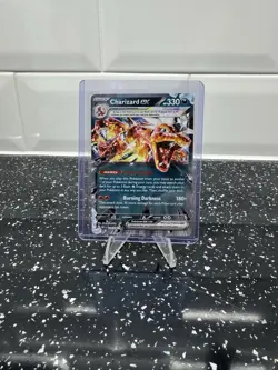 Pokemon TCG Charizard EX Obsidian Flames Holo Card 125/197 NM Condition - Image 1