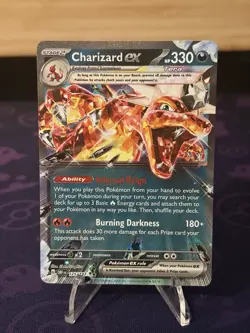 Pokemon TCG Charizard Ex 125/197 Obsidian Flames Holo Nm+ - Image 1