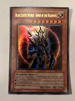 RARE Konami Yu-Gi-Oh! TCG Black Luster Soldier Envoy Beginning IOC-025 - Image 1