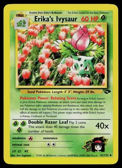 Pokemon Card - Erika's Ivysaur Gym Challenge 41/132 Uncommon - Image 1