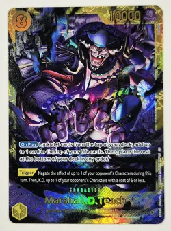 Marshall D. Teach OP16-119 One Piece Secret Rare (SEC) - The Time of Battle - Image 1