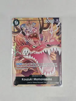 One Piece OP16-085 Kouzuki Momonosuke Alt R Alternate Art The Time of Battle TCG - Image 1