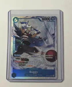 Buggy (048) OP16-048 SR Super Rare The Time of Battle One Piece Foil Near Mint. - Image 1