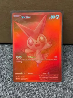 Pokemon TCG White Flare English Red Victini Card 172/086 - Image 1
