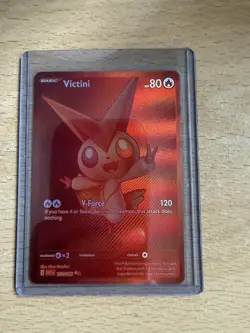 Pokemon TCG White Flare English Red Victini Card 172/086 - Image 1