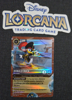 Disney Lorcana Cruise Line DCL Promo Foil Donald Duck Buccaneer EN Rare NM - Image 1