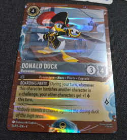 Disney Lorcana Cruise Line DCL Promo Foil Donald Duck Buccaneer EN Rare NM - Image 2