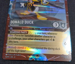 Disney Lorcana Cruise Line DCL Promo Foil Donald Duck Buccaneer EN Rare NM - Image 3