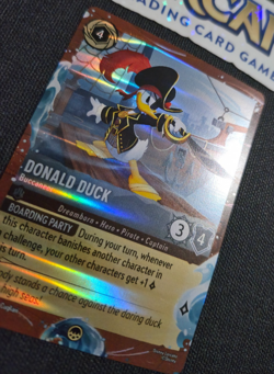 Disney Lorcana Cruise Line DCL Promo Foil Donald Duck Buccaneer EN Rare NM - Image 4