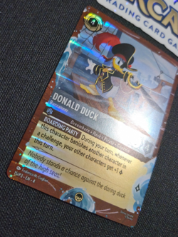 Disney Lorcana Cruise Line DCL Promo Foil Donald Duck Buccaneer EN Rare NM - Image 5