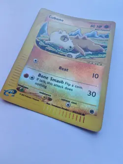Cubone 103/165 Expedition Reverse Holo - 2002 e-Reader - Komiya Art - EX/LP - Image 2