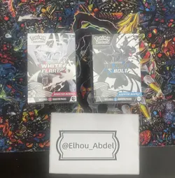 Pokemon TCG Black Bolt and White Flare Booster Bundle (one of each) New Sealed - Image 1