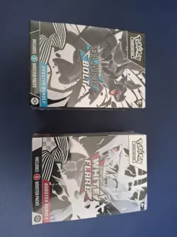 Black Bolt and White Flare Booster Bundle x2 New & Sealed 6x packs Pokemon TCG - Image 1