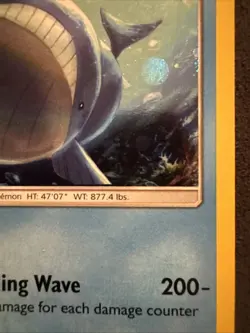Wailord 40/168 Cosmos Holo Rare Celestial Storm Pokemon Card LP - Image 4