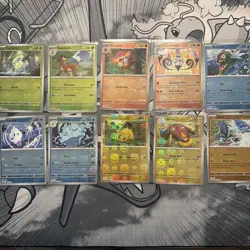 Pokemon TCG White Flare Master Ball Lot Of 10 Holos Sawsbuck Chandelure And More - Image 1
