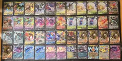 Pokemon TCG Lot. V, IR, EX, Gold Foil Fan Art. Etc. 162 Cards Total. - Image 2