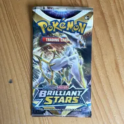 Pokemon TCG Brilliant Stars Booster Pack + 10-Card Mixed Lot (English) - Image 2