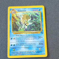 Pokemon TCG Fossil English card lot x2 Omanyte 52/62 Omastar 40/62 1999 - Image 4