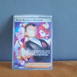 Pokemon TCG 2-Card Lot Yanmega ex 228/196 Full Art Holo + Team Rocket’s Giovanni - Image 4