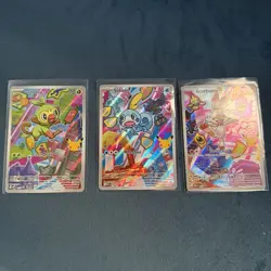 Pokemon TCG MEP Promo Holo 3-Card Lot Grookey 052 Sobble 054 Scorbunny 053 - Image 1