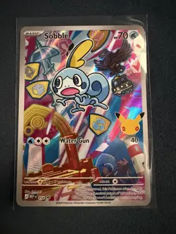 Pokemon TCG MEP Promo Holo 3-Card Lot Grookey 052 Sobble 054 Scorbunny 053 - Image 3
