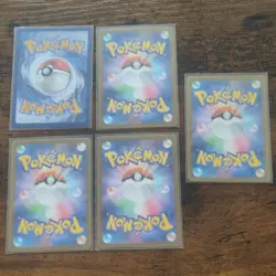 Nintendo Pokemon TCG Japanese and Korean Holo Full Art 5-Card Lot - Image 2