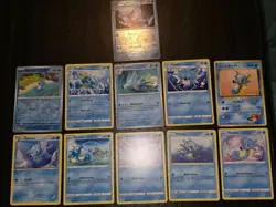 11 Horsea, Seadra & Kingdra Pokemon Cards LP-NM. - Image 1
