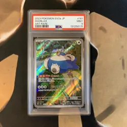 Snorlax PSA 9 Pokemon 151 181/165 Japanese Pokemon Card Mint - Image 1