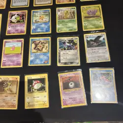Pokemon Vintage Base Set Neo Gym Card Collection WOTC 1999-2000 33 Cards Lot - Image 5