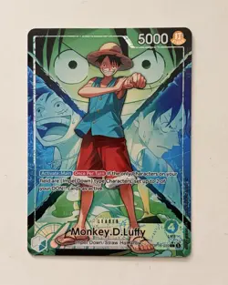 Bandai One Piece Card Game Monkey D. Luffy OP16-022 Leader Alt Art Foil ENG 5000 - Image 1