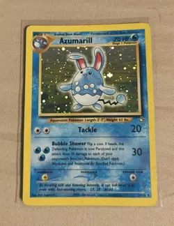 Pokemon TCG Azumarill 2/111 Neo Genesis Holo LP/MP Card - Image 1