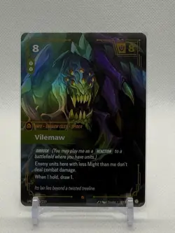 Vilemaw 060/219 - Unleashed (UNL) Epic Holo Riftbound: LoL Trading Card Game ￼ - Image 1