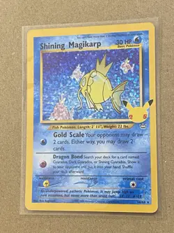 Pokemon TCG Shining Magikarp Card 66/64 Celebrations 25th Anniversary Edition - Image 1