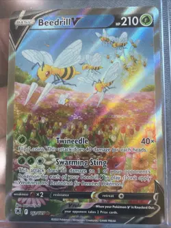 Beedrill V - 161/189 - Pokemon Astral Radiance Alternate Art Ultra Rare Card NM - Image 1