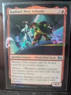 Raphael, Most Attitude 101 TMTE MTG SealedinSleeve - Image 1