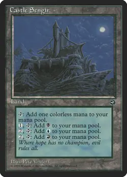 Castle Sengir Homelands Mtg Magic English played - Image 1