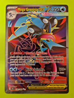 Pokemon TCG Chaos Mega Greninja EX 100/086 Ultra Rare Nm - Image 1