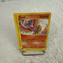 Ho-Oh # 52 WOTC Black Star PROMO "Pokemon Center NY" Stamped Card E- Reader NM - Image 2