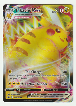 Pikachu VMAX SWSH286 NM Pokemon TCG Ultra Rare Sword & Shield Textured - Image 1