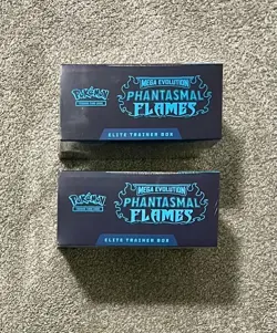Pokemon TCG Phantasmal Flames ETB New Sealed Box Lot of 2 Elite Trainer Boxes - Image 5