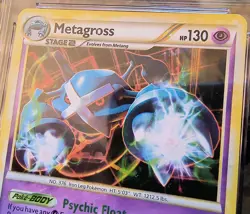✨Metagross Holo RARE Pokemon Card CGC 8 NM/MINT Unleashed Set #4/95 (2010)🌟W@W! - Image 2