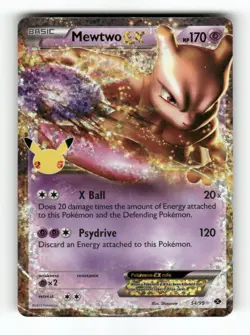 Mewtwo EX - 54/99 - Celebrations: Classic Collection - Pokemon - - NM - Image 1