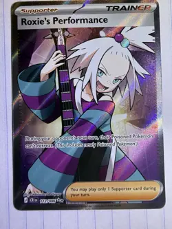 Roxie's Performance 112/086 Ultra Rare Chaos Rising Pokemon Holo Near Mint - Image 2