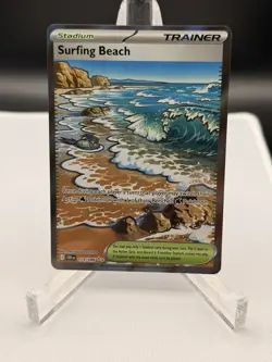 2026 Pokemon Me04: Chaos Rising Holo - Surfing Beach 114 - NM - Image 1