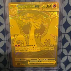 Pokemon Mega Charizard X Ex 130/094 ME02 Phantasmal Flames Hyper Rare Holo - Image 1